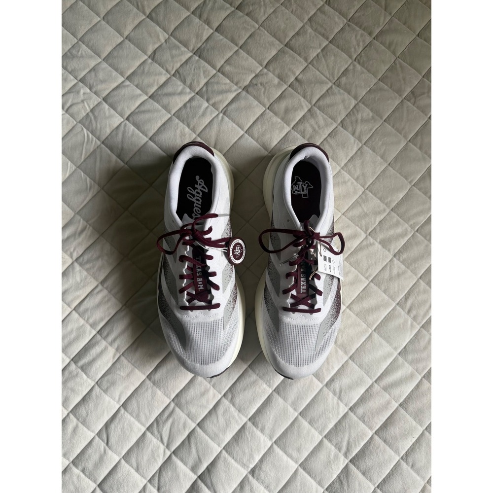NWT Adidas adizero $160 EVO SL Texas A&M White/ Maroon/Stone JQ4566 Sz 9 Rare